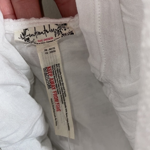 Free People Cora Daydreamer Lace Dress in White Sz. Large NWT - Picture 13 of 13